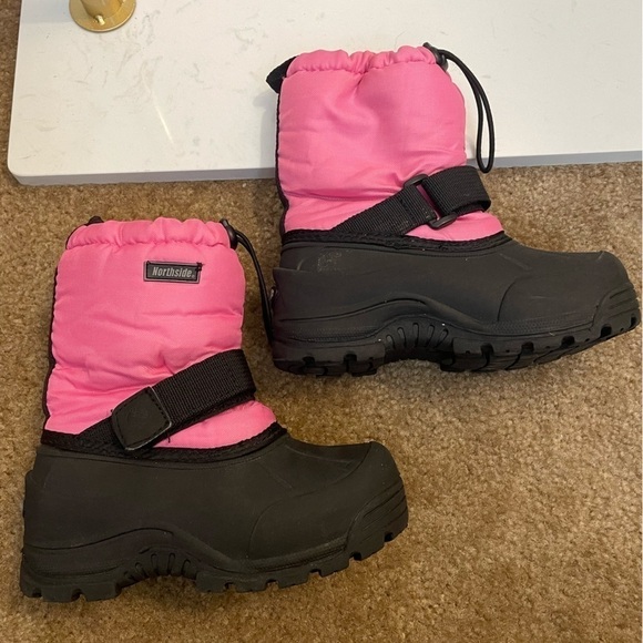 Girls Pink Northside Thermo Lite Snow Boots - Picture 3 of 5